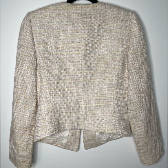 Tahari tweed textured office blazer - Picture 9 of 10